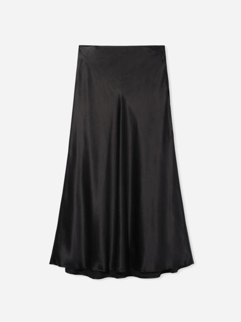 Bias Cut Slip Skirt in Silk
