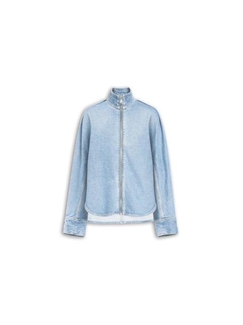 ZIP DENIM SHIRT