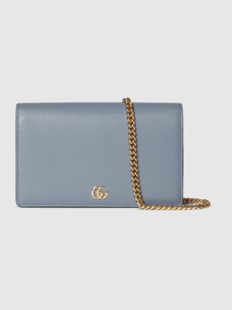 GG Marmont wallet on chain