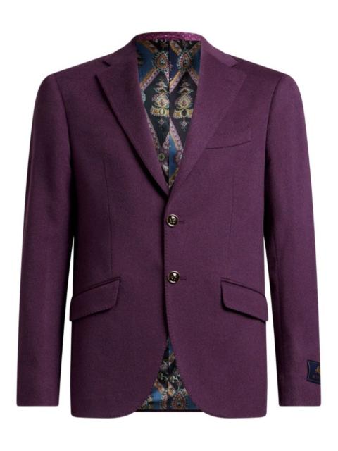 single-breasted blazer