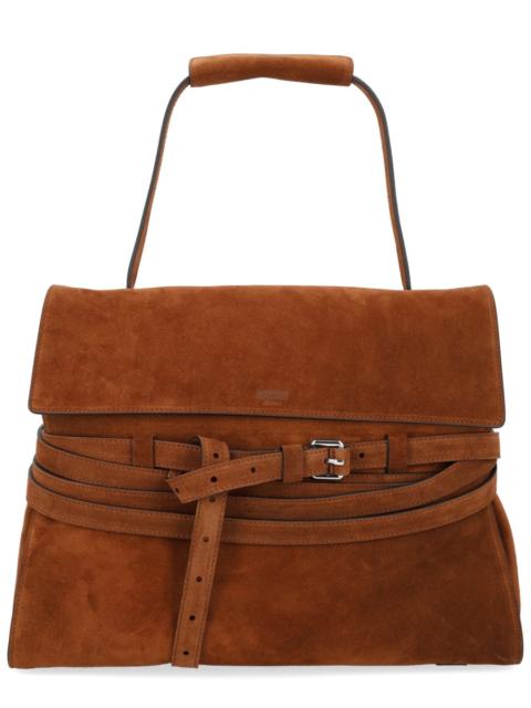 LEATHER "TIE ME" BAG