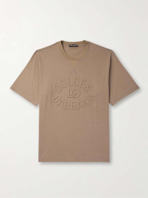 Logo-Embroidered Cotton-Jersey T-Shirt