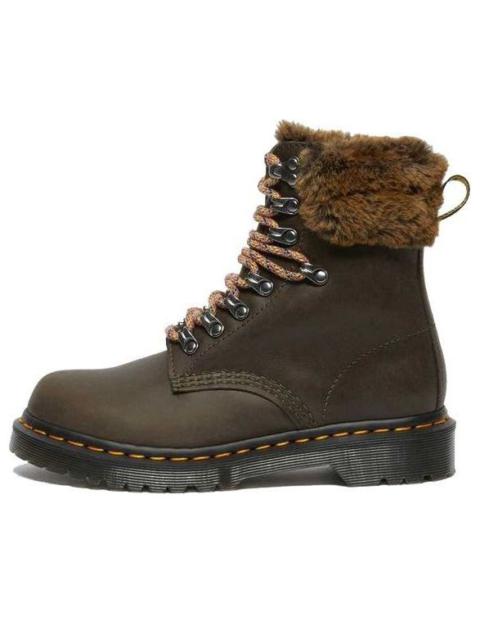 (WMNS) Dr. Martens 1460 Martin Boots Grey/Green 26951481