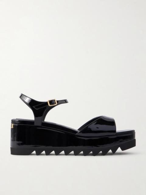 Elyse Patent Platform Sandals