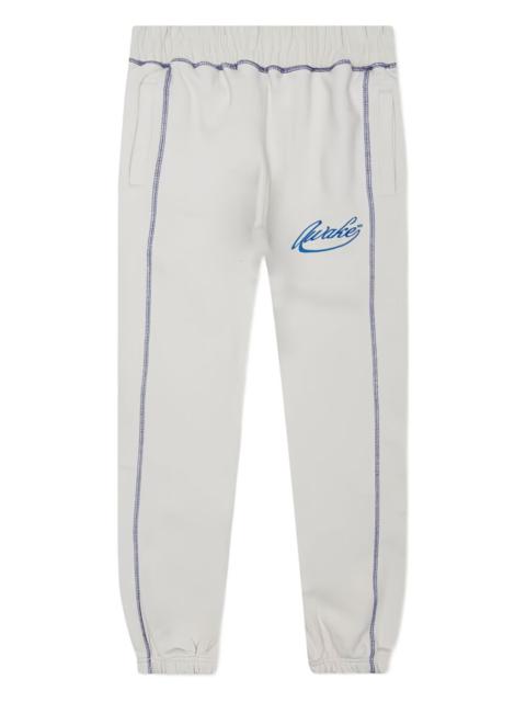 contrast-stitch track pants