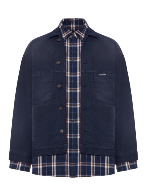 PATCHED SHIRT-JACKET