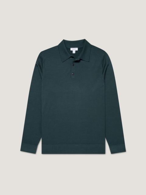 Extra‑Fine Merino Polo Shirt