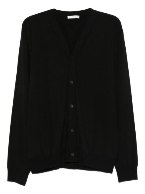 button-front wool cardigan