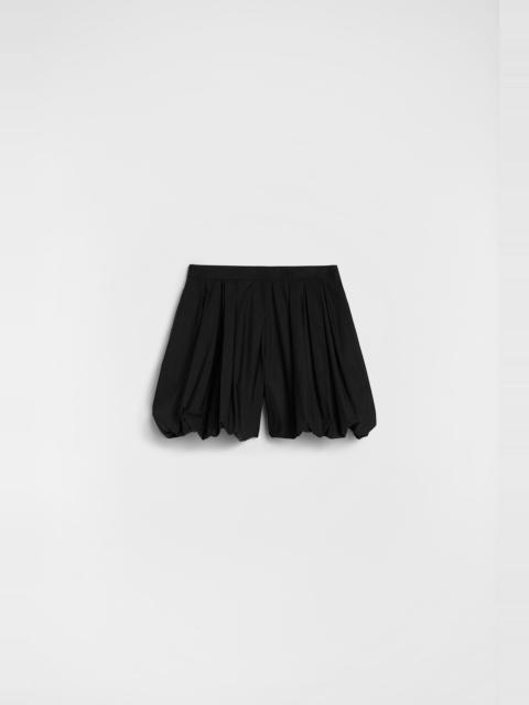 Cotton Poplin Balloon Shorts