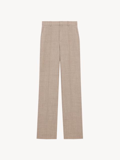 HIGH-RISE PANTS IN WOOL