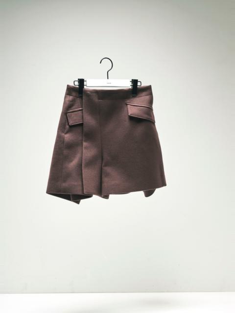Wool Melton Skirt