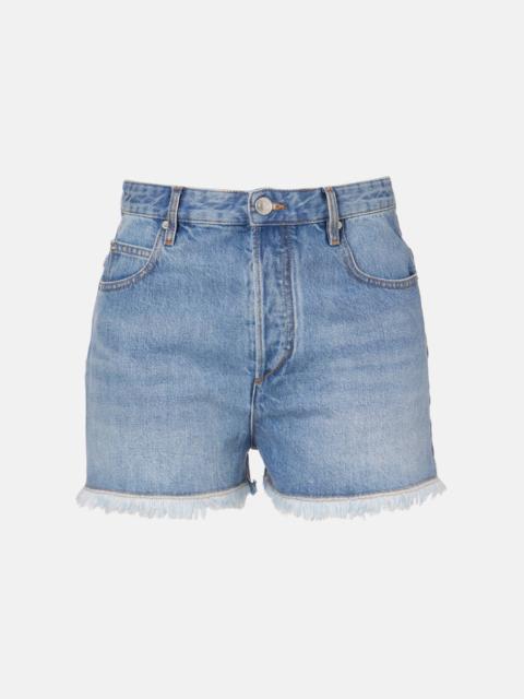 Lesia high-rise denim shorts