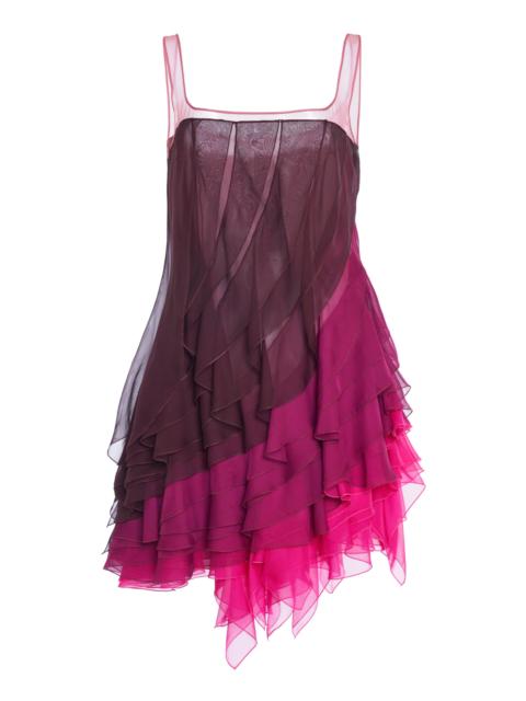 Multi-Layer Flared Dress pink