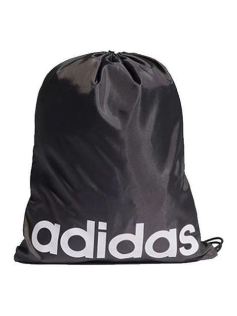 adidas Essentials Logo Gym Sack 'Black White' GN1923