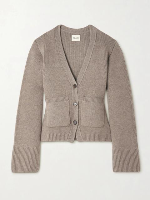 Scarlet cashmere cardigan Brown