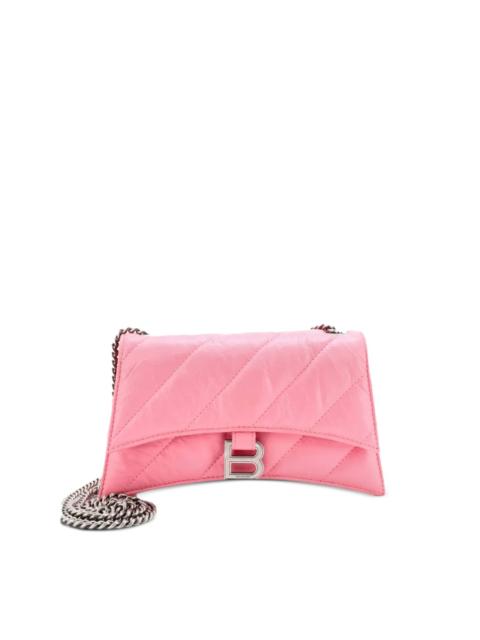 xs Crush quilted flap shoulder bag