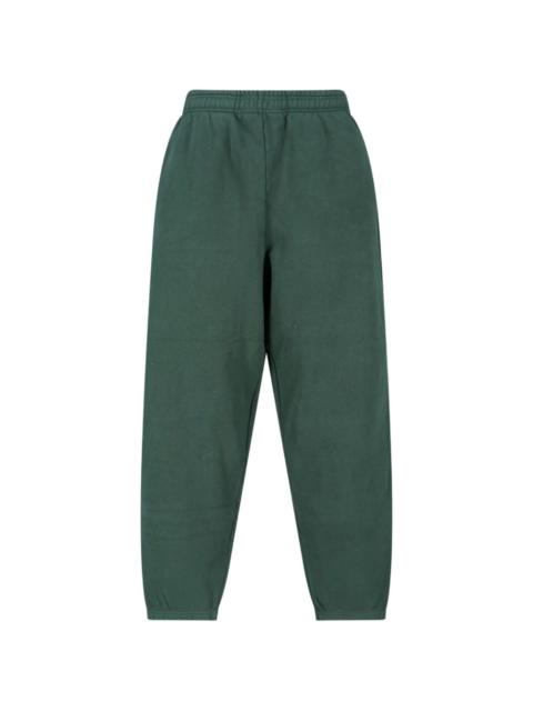 elastic-waistband track pants