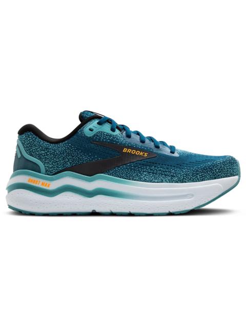 Brooks Ghost Max 2 Moroccan Blue Aqua Orange Pop