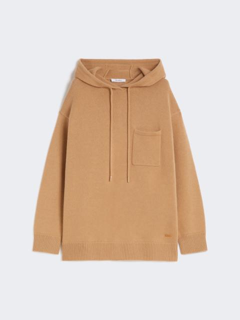 LIANA Wool and cashmere hooded sweatshirt