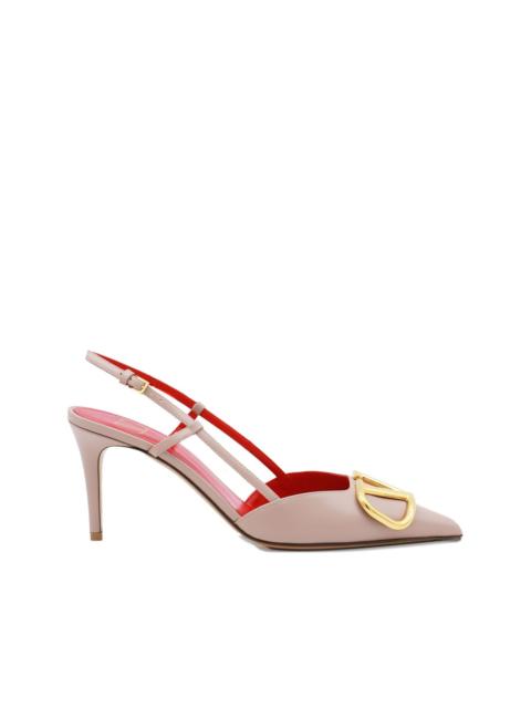 VLOGO 80mm slingback pumps