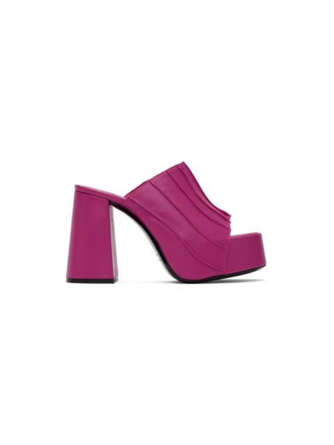 SSENSE Exclusive Pink Brad Heeled Sandals