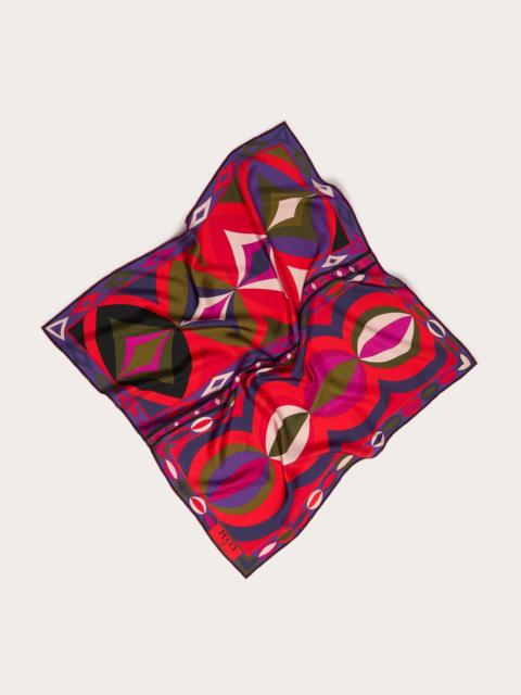 COLLANE PRINT SILK TWILL SCARF