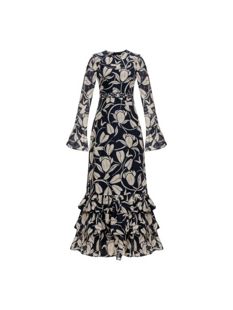 Citrus Flora Maxi Dress