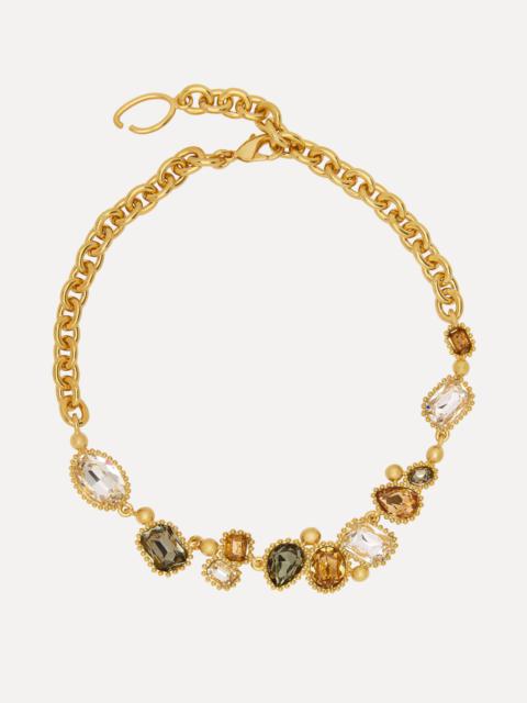 EMERALD-CUT SCRAMBLE NECKLACE