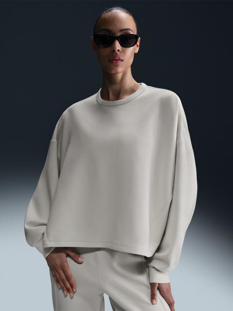 Nike 24.7 ImpossiblySoft Women's Dri-FIT Oversized Crew-Neck Top