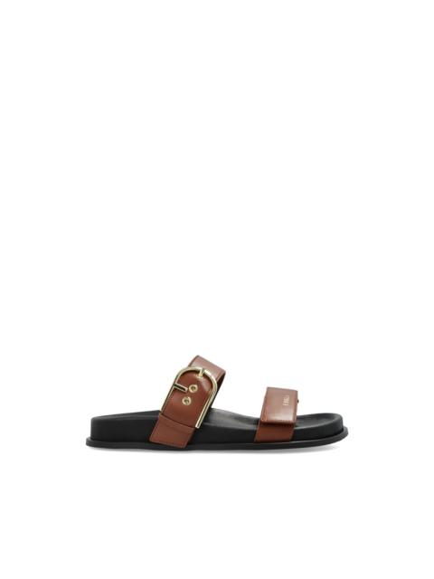 Solea buckled-strap flat sandals