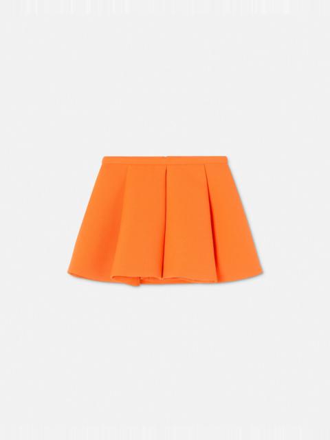 Box Pleat Mini Skirt