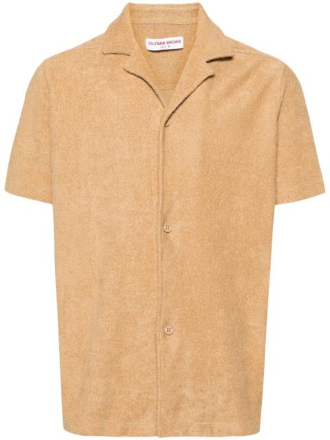 Howell towelling-finish shirt