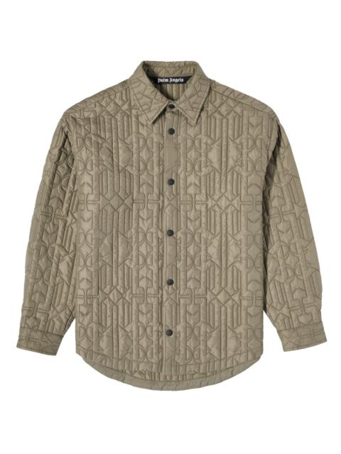 Palm Angels Monogram Quilted Overshirt