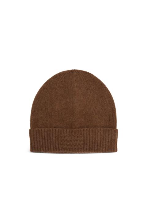 ribbed beanie hat