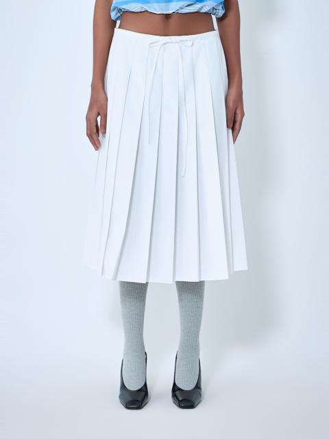 Pleated Midi Skirt