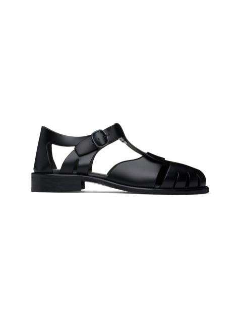 Black Pesca Sandals