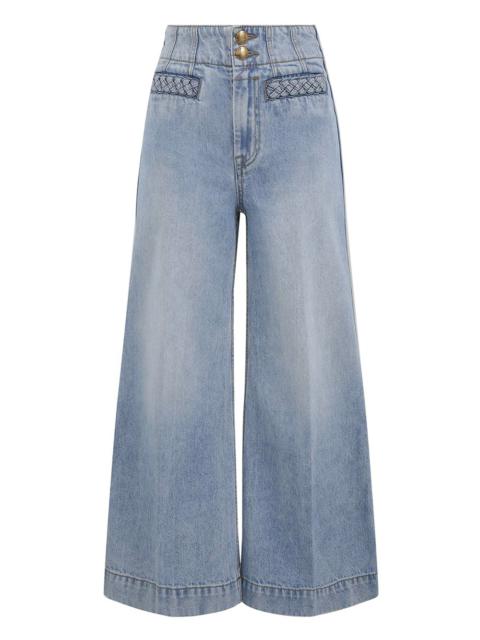 LUCKY CROPPED FLARE JEAN