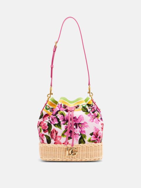 Taormina DG floral bucket bag