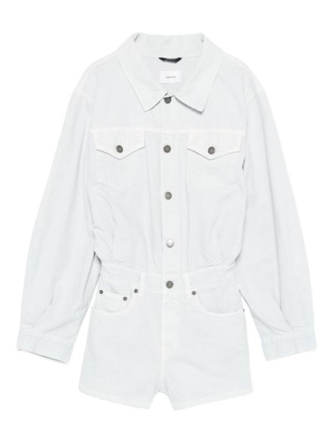 button-fastening playsuit