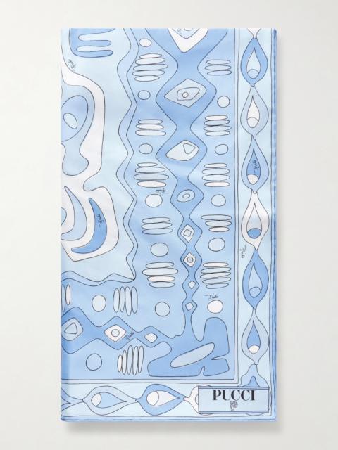 Printed Silk-twill Scarf