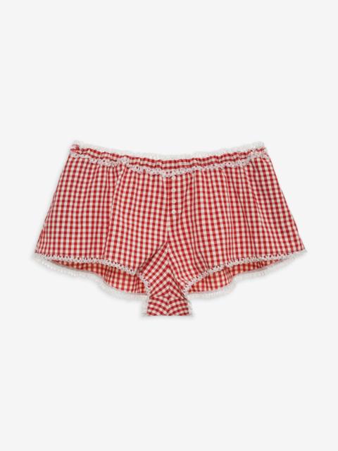 Scotch Bonnet Gingham Short