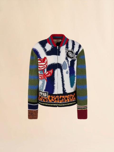 MULTICOLOUR WOOL CARDIGAN