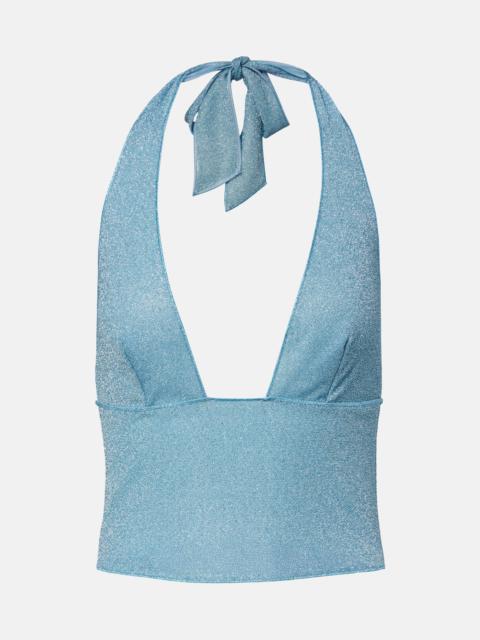 Lumière halterneck top