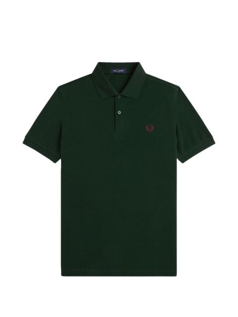 logo-detail polo shirt