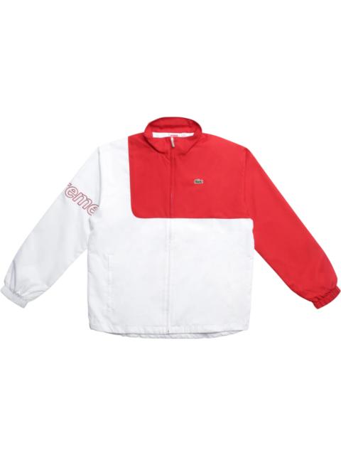 Supreme Lacoste Track Jacket Red