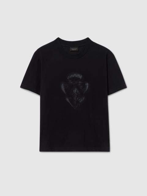 Cotton jersey T-shirt with Gucci crest