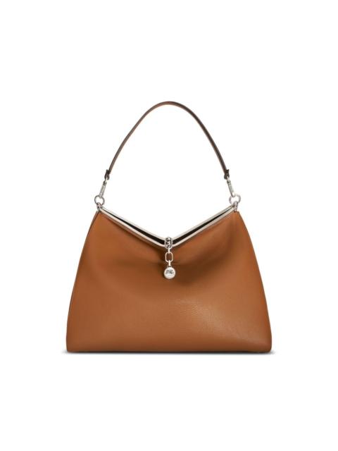 Vela leather shoulder bag