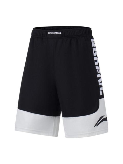 Li-Ning BadFive Logo Basketball Shorts 'Black White' AAPT045-1