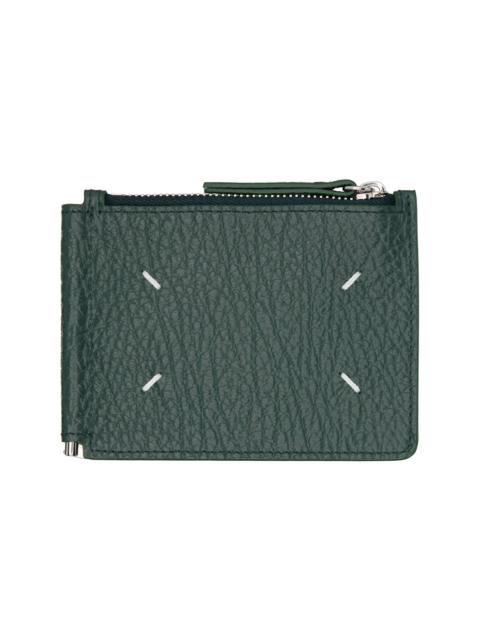 Green Money Clip Wallet