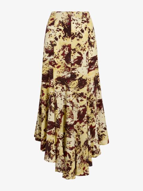 Joelle Skirt in Printed Silk Viscose